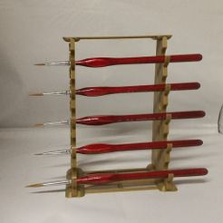 20210118_004458.jpg Free STL file brush holder Calligraphy・Template to download and 3D print