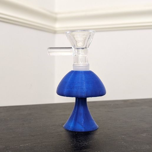 Mushroom Bowl Holder (14 mm) 3D model