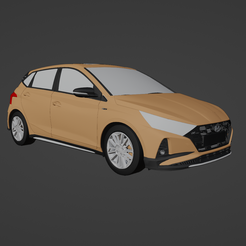 1.png STL file Hyundai i20 n-line 2020・3D print design to download