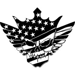 326504900_1260370284832106_3477755204596169297_n.jpg STL file WWE American Nightmare Stencil logo・3D printing model to download