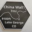 20230823_155355_HDR.jpg Maverick's Hexagon Trail Badge China Wall Colorado Springs