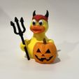 Halloween-Duck-05.jpg Halloween Rubber Duck Devil – Devil Hat, Pitchfork & Jack-o'-Lantern | Build-a-Duck Add-On Bundle | Commercial License Included