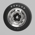 11.png Porsche/VW 16'' wheel with brake drum and Dunlop Tire