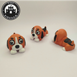 Flexi-Tiny-Beagle,-P7.png Flexi Tiny Beagle, figura fidget articulada, versión llavero incluida, 3mf incluidos