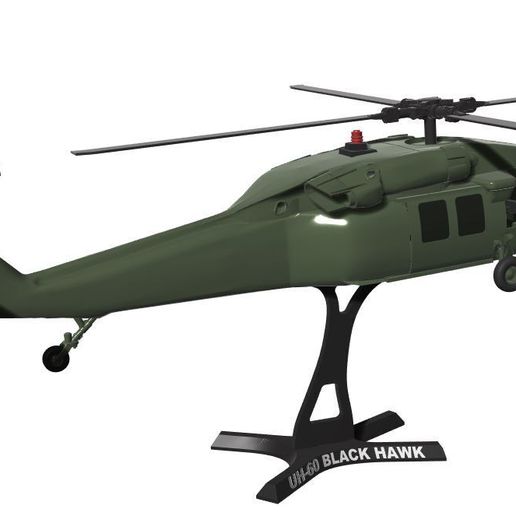 🦅 UH-60 Black Hawk 1:44・ 3D File for 3D printing・Cults