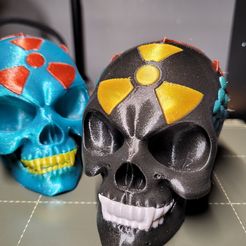 20220911_122207.jpg STL file Multi-Material Skull・3D printing design to download, 3DDDragon