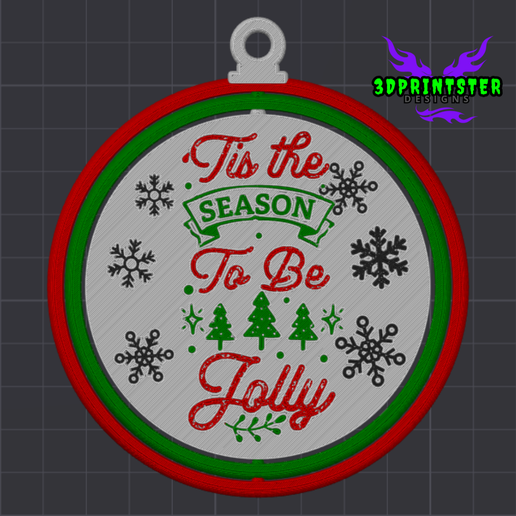 Tis-The-Season-To-Be-Jolly.png 🎄 ¡48 adornos giratorios para el árbol de Navidad!