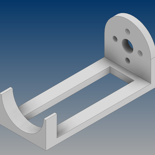 Mount for a GoBuilda or similar motor 3D model