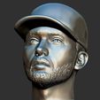 17.jpg Eminem bust for 3D printing