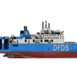 GERMAINA-4.png 1:100 RC Vessel DFDS "Ark Germania" 1,32m Long!