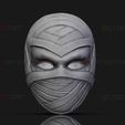 09.jpg Moon Knight Mask - Marvel Comic helmet - 3D print model