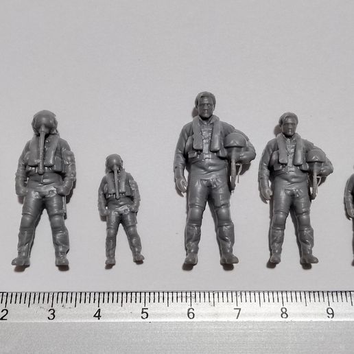 🧑‍ ️ MODERN JET PILOTS・ STL File for 3D printing・Cults