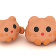 4.jpg Cute Chubby Cat Kawaii 3D Printable Cartoon Character