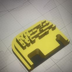 IMG_5019.jpg STL file Make America Great Again Glock Backplate・3D printable model to download