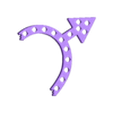 Heart 2 Connector Part3.stl Pixel Heart-Arrow