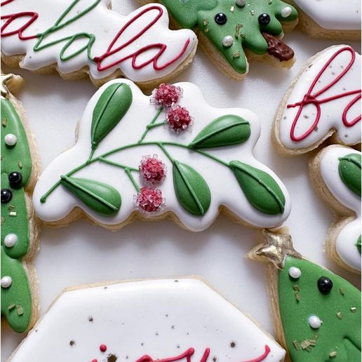 greenery-branch-cookie-cutter-leaves-2.jpg Cortador de bolachas com folhas de ramos de verdura de 5 tamanhos - Arestas de corte afiadas!