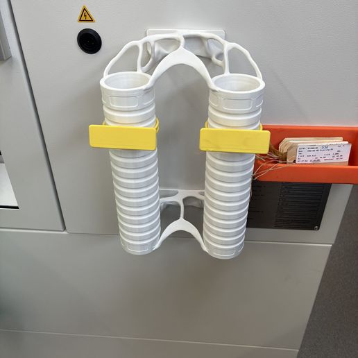 CNC machine label holder - 3D model önizlemesi