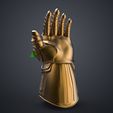 Thanos_Glove_DnD_3Demon-30.jpg 3D file The Infinity Gauntlet - Wearable DnD Dice Holder・3D printing template to download