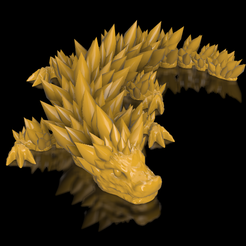 quartzdragon.png Articulated Quartz Dragon
