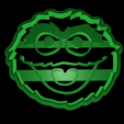 Oscar.png STL file Sesame street cookie cutter set・Template to download and 3D print
