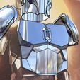 mandalorian1123.jpg El Mandalorian Beskar steel armor // The Mandalorian Beskar steel armor and helmet UPDATED 3D print model