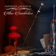 Dumbledore.jpg STL-Datei ALBUS DUMBLEDORE ZAUBERSTAB - FANTASTISCHE BIESTER・3D-druckbares Modell zum Herunterladen