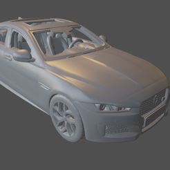 EFTERY.png STL file JAGUAR XE S・Template to download and 3D print