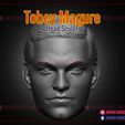 Tobey_Maguire_Head_Sculpt_3d_print_model_01.jpg Tobey Maguire Head Sculpt for Custom Action Figures STL File