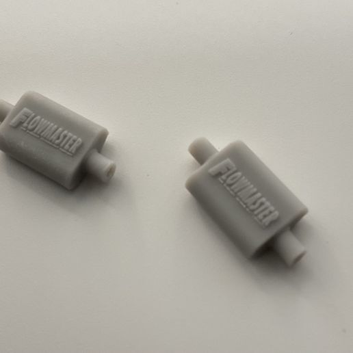 🚙 1/25 Scale Flowmaster Chambered Muffler - Performance Exhaust STL ...