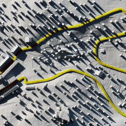 SpaFrancorchamps_3D_miniature_off.jpg Free STL file Miniature Francorchamps Spa Circuit・3D printing template to download