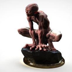 gollum002.jpg STL file Gollum - The Hobbit - The Lord of the Rings・3D printable model to download