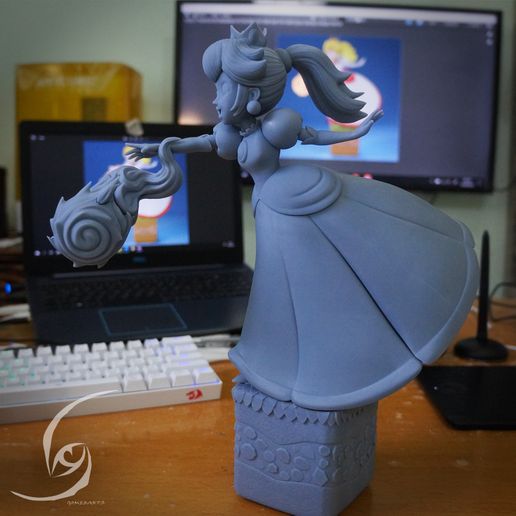 29.jpg Princesa Peach - STL 3D Print Figure