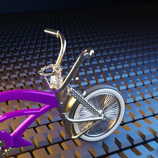 🛞 LOWRIDER BIKE III - 20aug22・ STL File for 3D printing・Cults