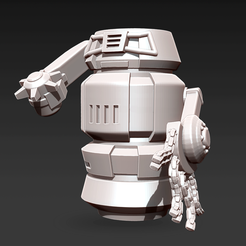 Power-Gonk-Droid-E-SequenceKillers-01.png STL file Fighting Gonk Droid B - 3D Print STL - Star Wars Legion and 3.75 Action Figure Scales・3D printer design to download
