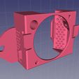 Support_freeCAD.jpg Free STL file Bullseye Creality support - compatible with 40x40x20mm fan・3D printer design to download, jp_math