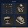 03_angles.png Ultimate Steampunk Collection - 20-Model STL Bundle