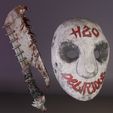 Trapper_Delirious_0.jpg The Trapper Delirious Cosplay Mask and Weapon from dead by daylight