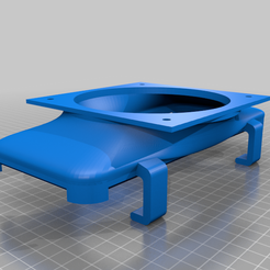 ROG_Z13_120mm_backplate_blower.png Free STL file Asus Z13 Blower mount・3D print model to download, dinoprint
