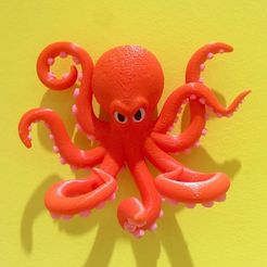 13123f83565198e78d6f27d29fda6284_display_large.jpg Free STL file Multi-Color Octopus Holder・3D printing design to download, MosaicManufacturing