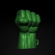 hulk_fist_zbrush_1.jpg Hulk Fist Keychain
