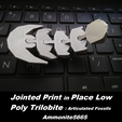 lptaf7.png Jointed Print in Place Low Poly Trilobite : Articulated Fossils