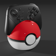Blender-render.png Switch Pro Mando 1/2 PokeStand