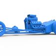 51.jpg Diecast Motore anteriore dragster vecchia scuola con V8 Scala 1:25
