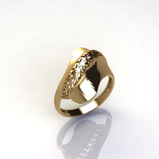 WOMEN PLAIN RING GROUP FTS READY STL 3D PRINT MODEL 3D model