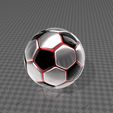 fussball.jpg Fussball football / soccer ball, colorprintable