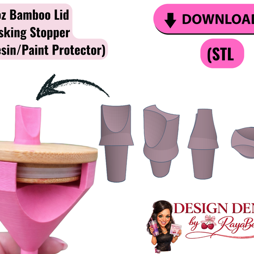 Libbey 16oz Lid Protector Stopper – STL  Download