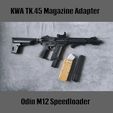 byt ee Gl ae BST 4 at rin en STL file KWA TK45 Magazine Adapter for Odin M12 Sidewinder・3D print object to download