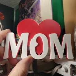 ALT ee ani a OOM O Mr mmonmey el Descargar archivo STL gratis Corazón de mamá・Modelo para la impresora 3D, Anderson_3D_Printing