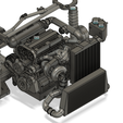 Evo-IX-Engine-Bay-v1.png 1/24 Evo IX Engine Bay w/ Built 4G63 Forward Facing Turbo
