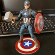 CapMarvelLegends.JPG Captain America Shield Coaster/Action Figure Stand